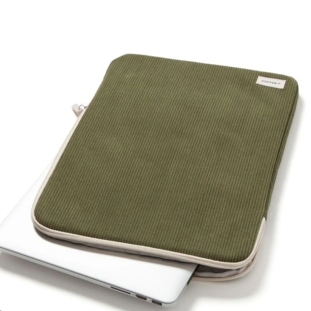 U Brands Olive Green Tablet Sleeve - 15-16